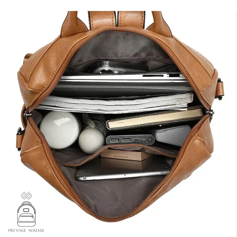 Grand Sac à Dos En Cuir Pour Femme