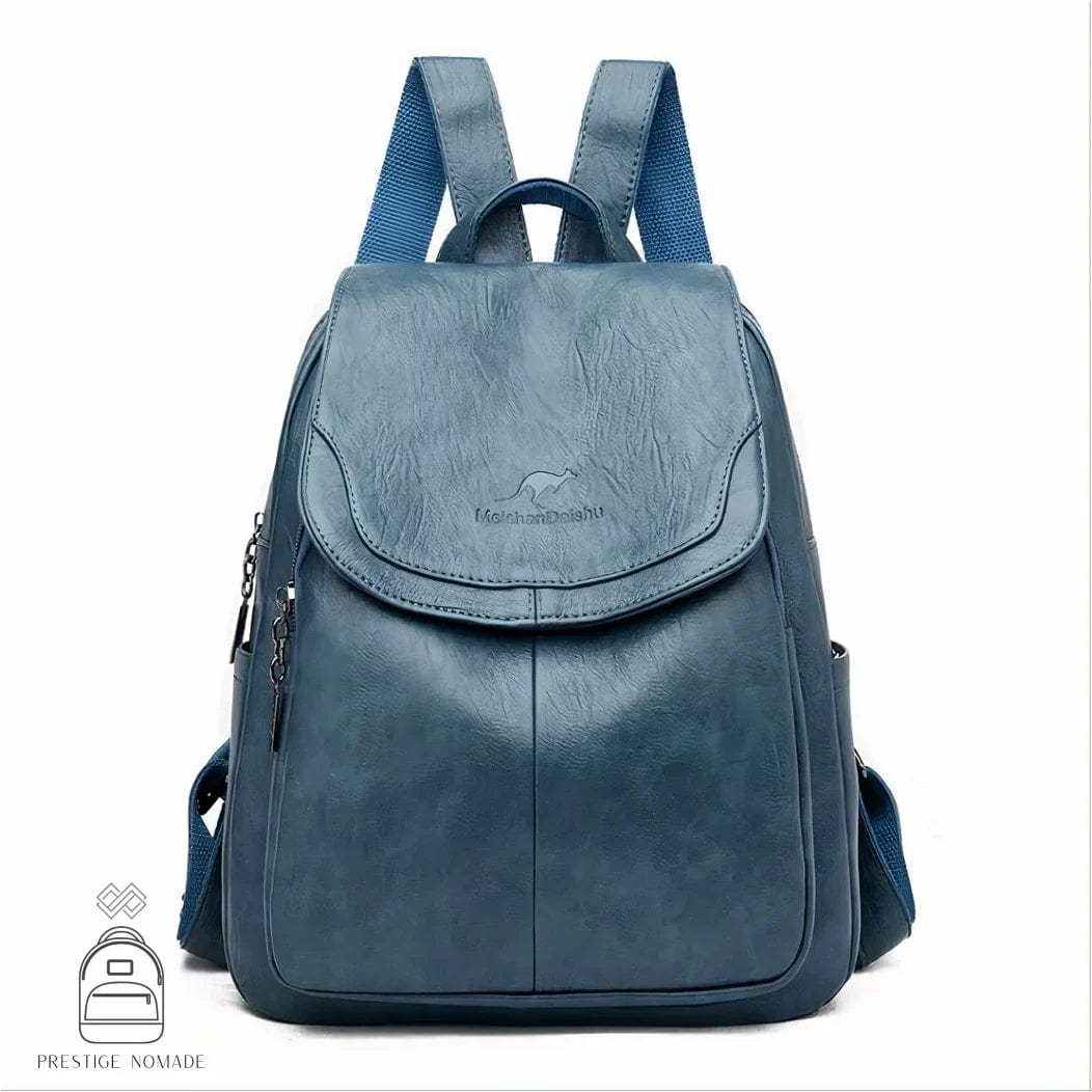 Bleu Petit Sac à Dos De Ville Femme