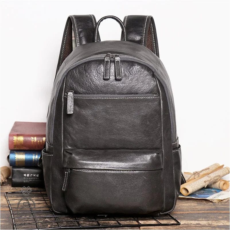 Noir / Cuir / Homme Petit Sac à Dos Homme