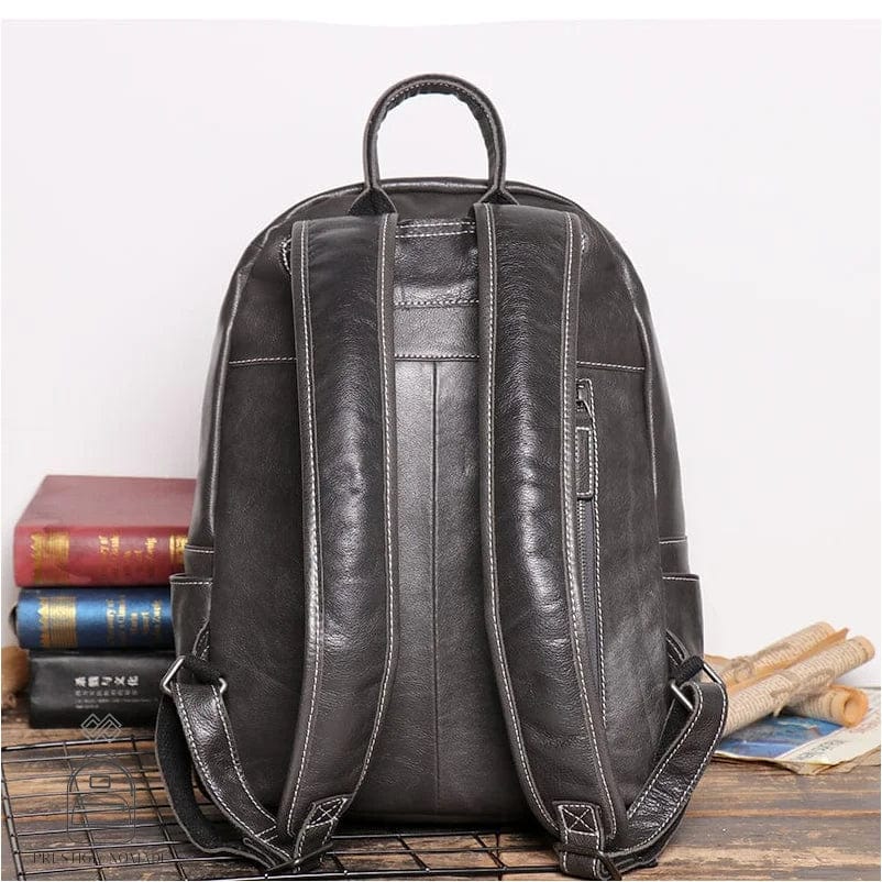 Noir / Cuir / Homme Petit Sac à Dos Homme