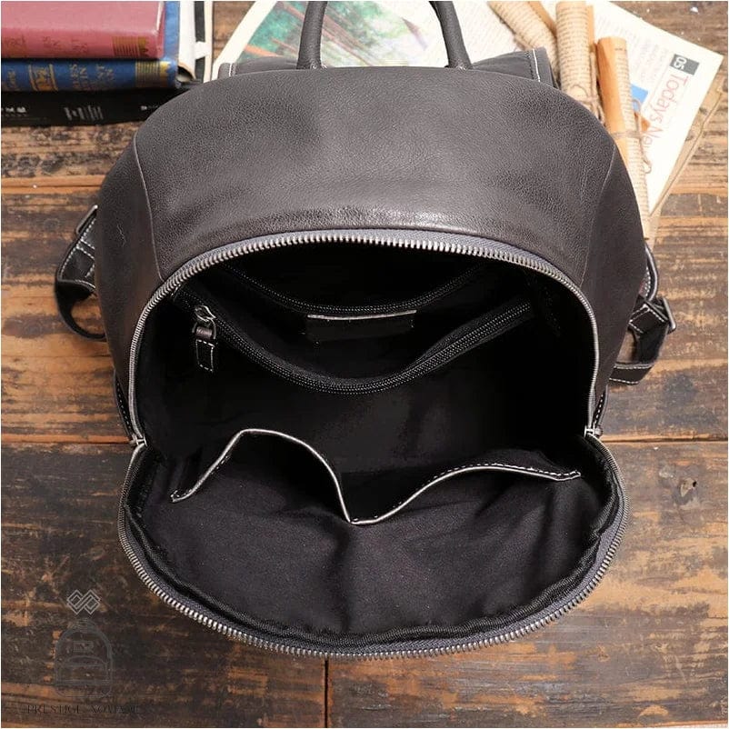 Noir / Cuir / Homme Petit Sac à Dos Homme