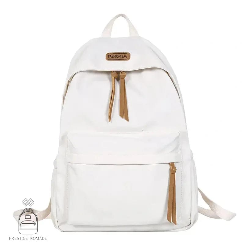 Blanc Sac à Dos Adolescent Fille