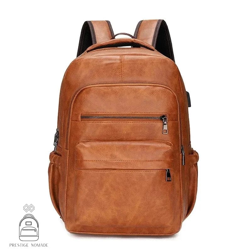 Marron Sac à Dos Business Homme