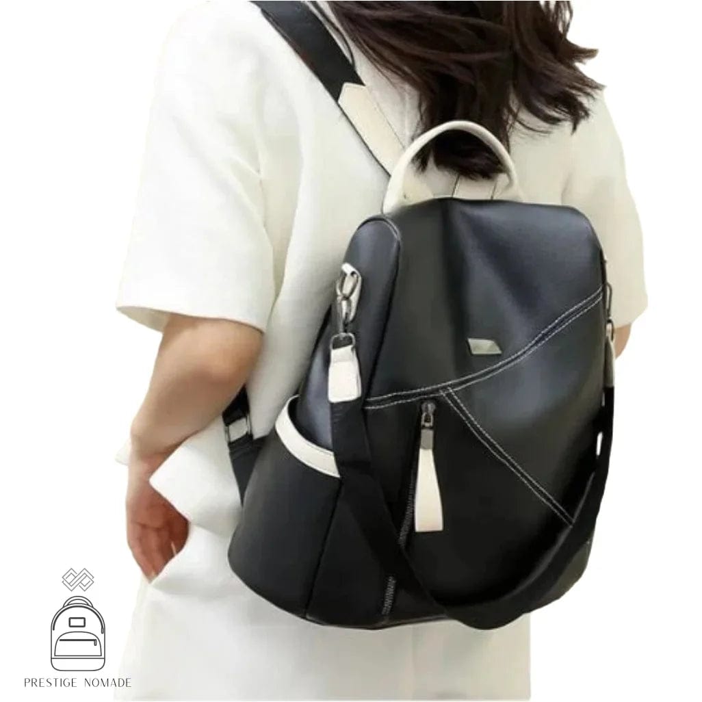 Sac à Dos Cuir Femme Noir