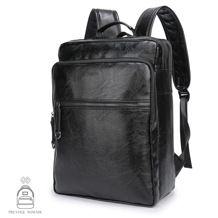 Noir / Cuir (PU) / Homme Sac à Dos Cuir Homme Moto