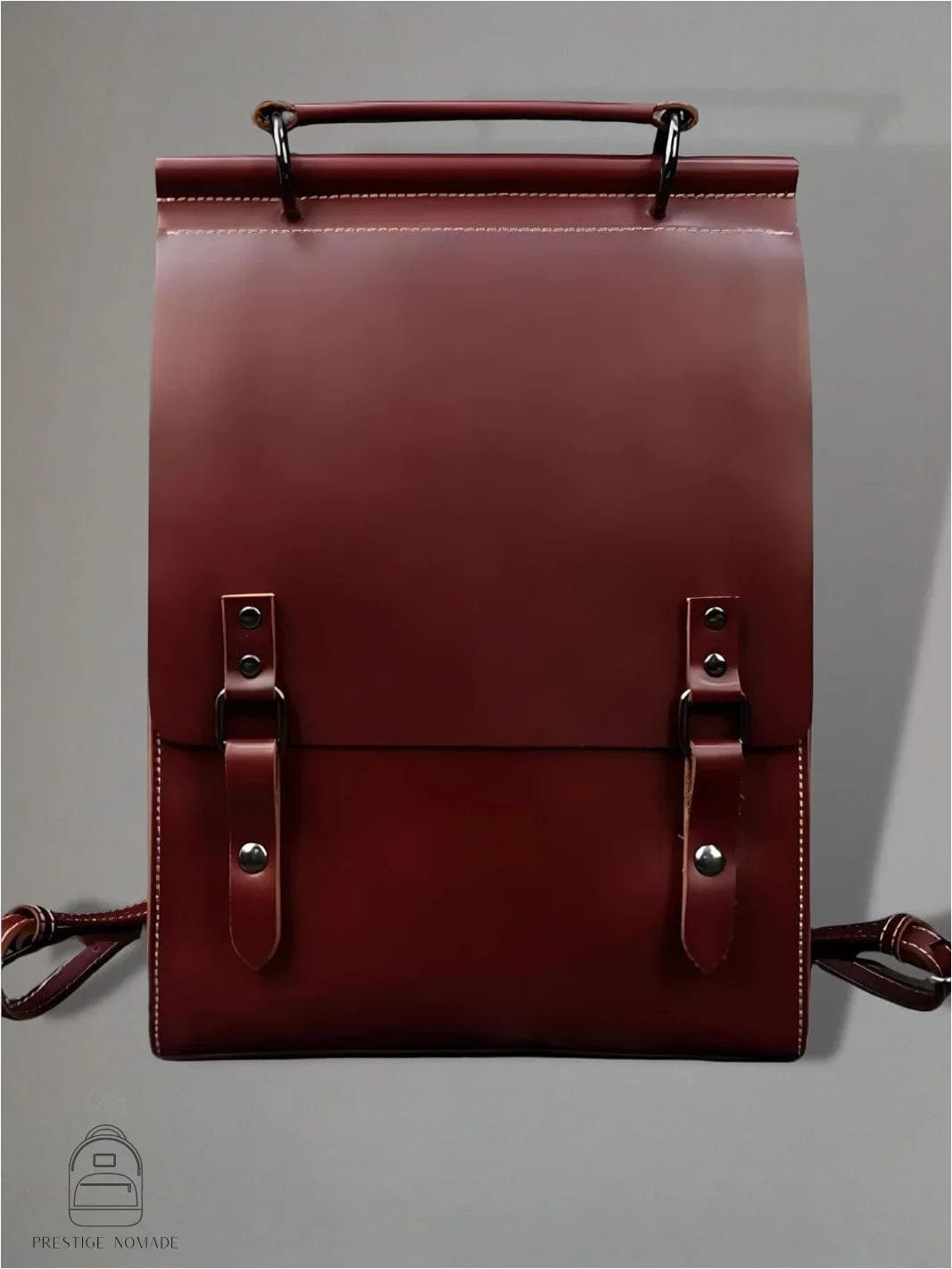 Marron Sac à dos cuir vintage