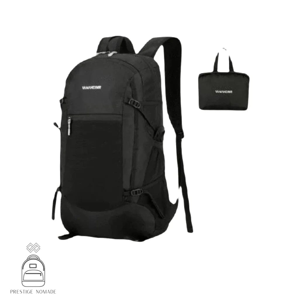 Noir Sac à Dos Pliable