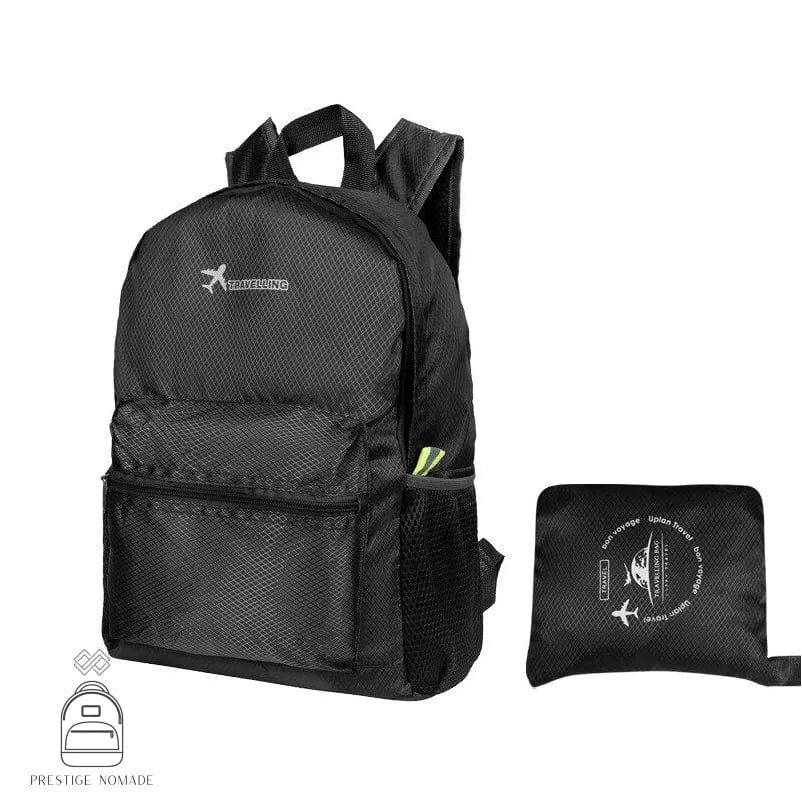 Noir Sac à Dos Pliable Voyage