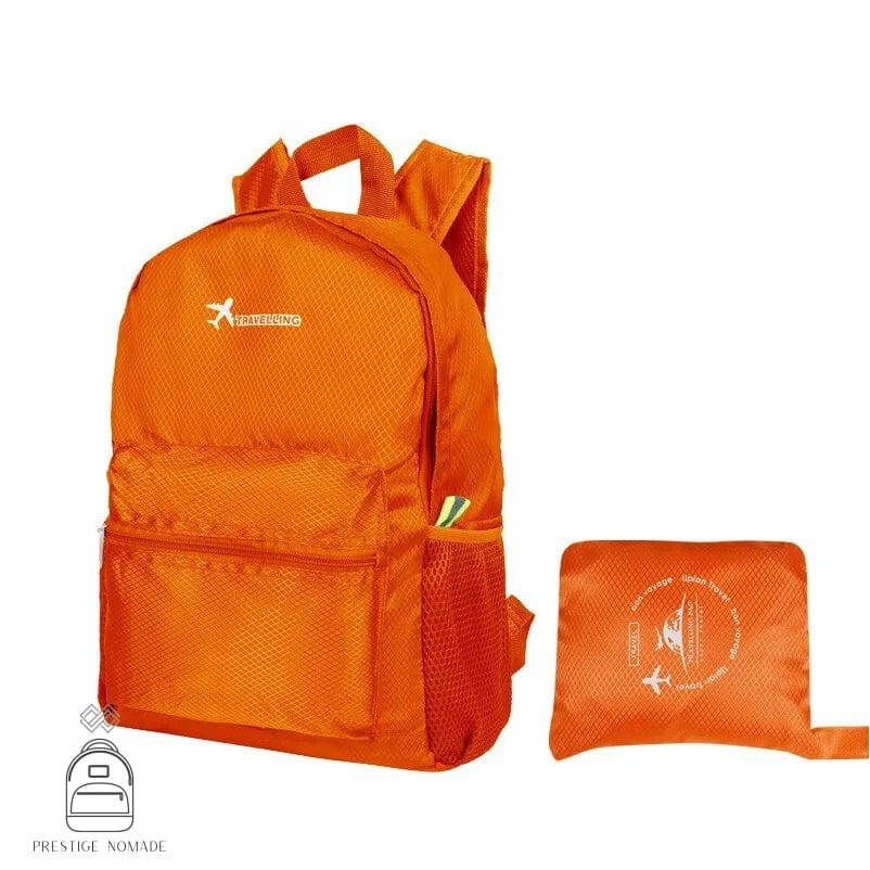 Orange Sac à Dos Pliable Voyage