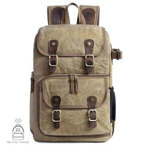 Khaki Sac à Dos Randonnnée Appareil Photo