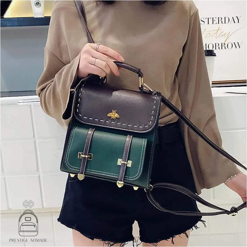 Vert / 20x10x23cm Sac à Main Dos Femme