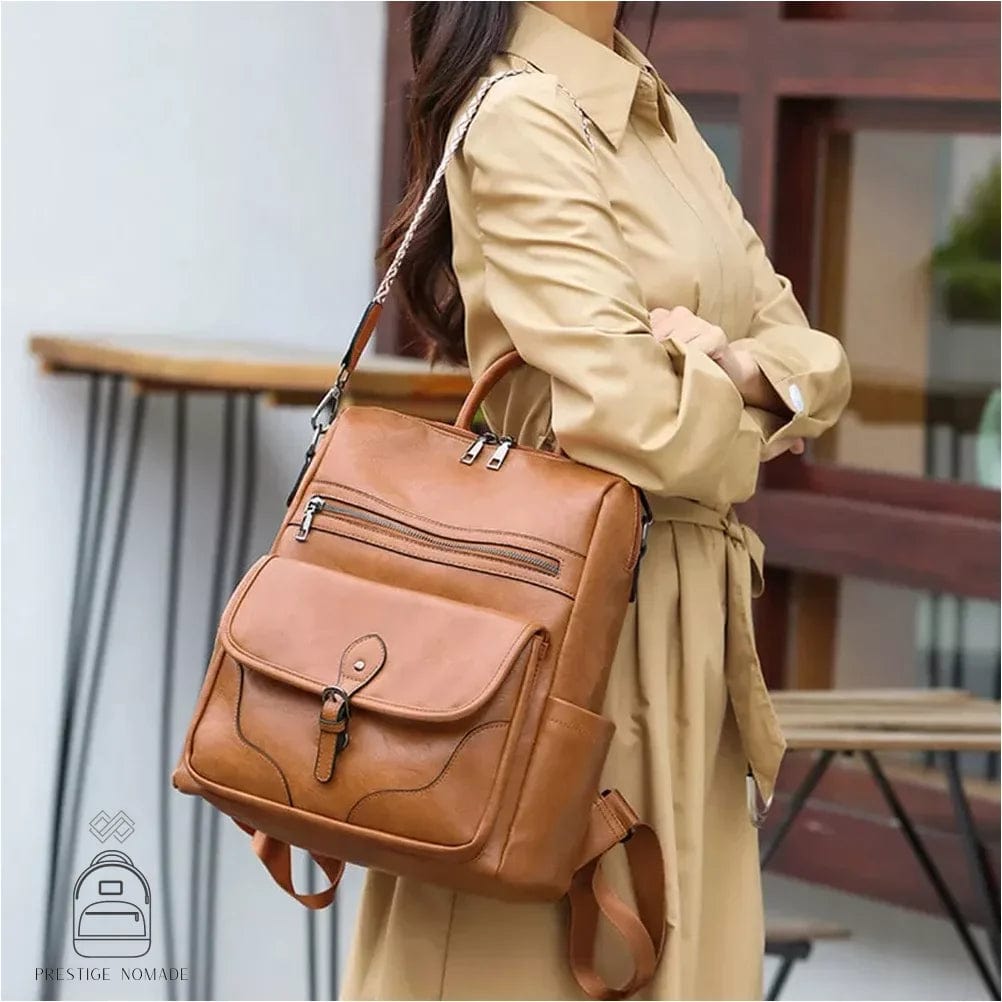 Grand Sac à Dos En Cuir Pour Femme