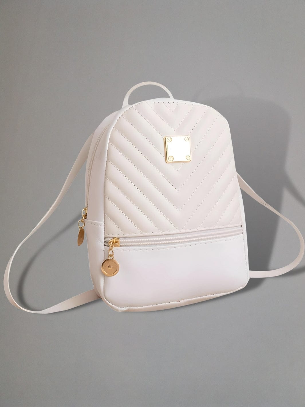 Blanc Petit sac à dos femme 