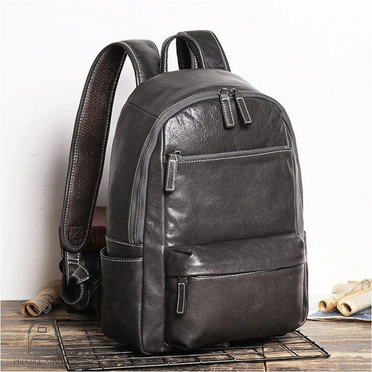 Noir / Cuir / Homme Petit Sac à Dos Homme