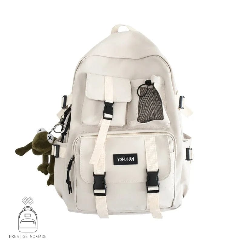 Blanc Petit Sac à Dos Imperméable Femme