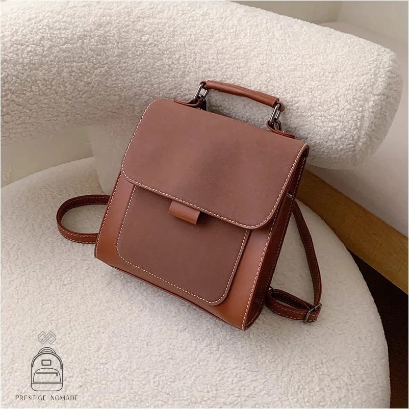 Marron Petit Sac à Dos Ultra Léger Femme