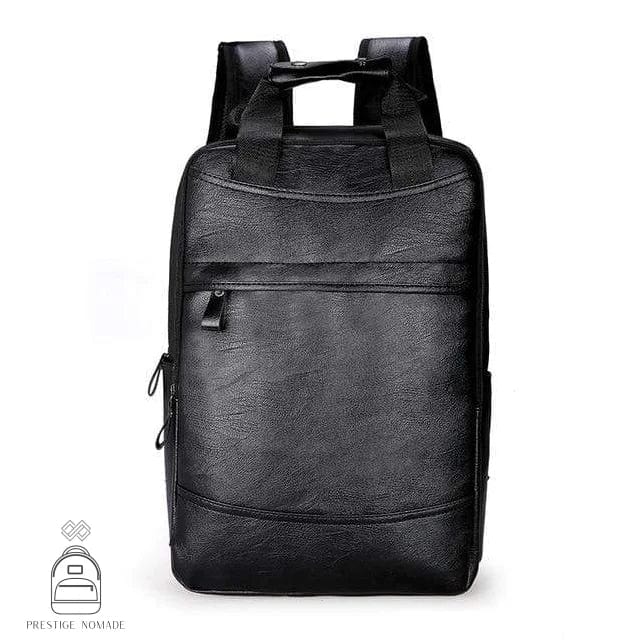 Noir Sac à Dos Cuir Vegan Femme