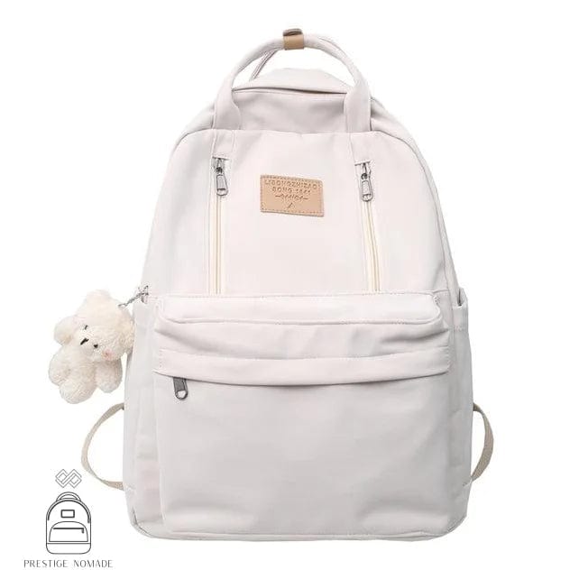 Blanc / Sans pendentif Sac à Dos Fille