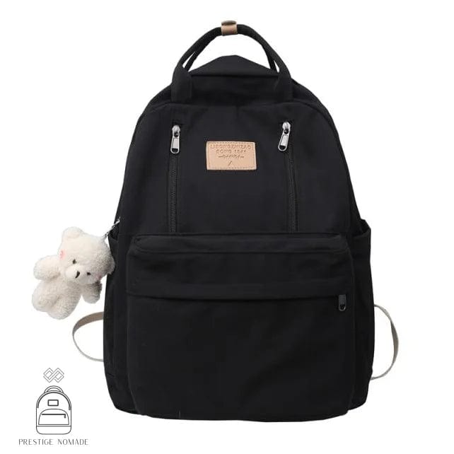 Noir / Sans pendentif Sac à Dos Fille