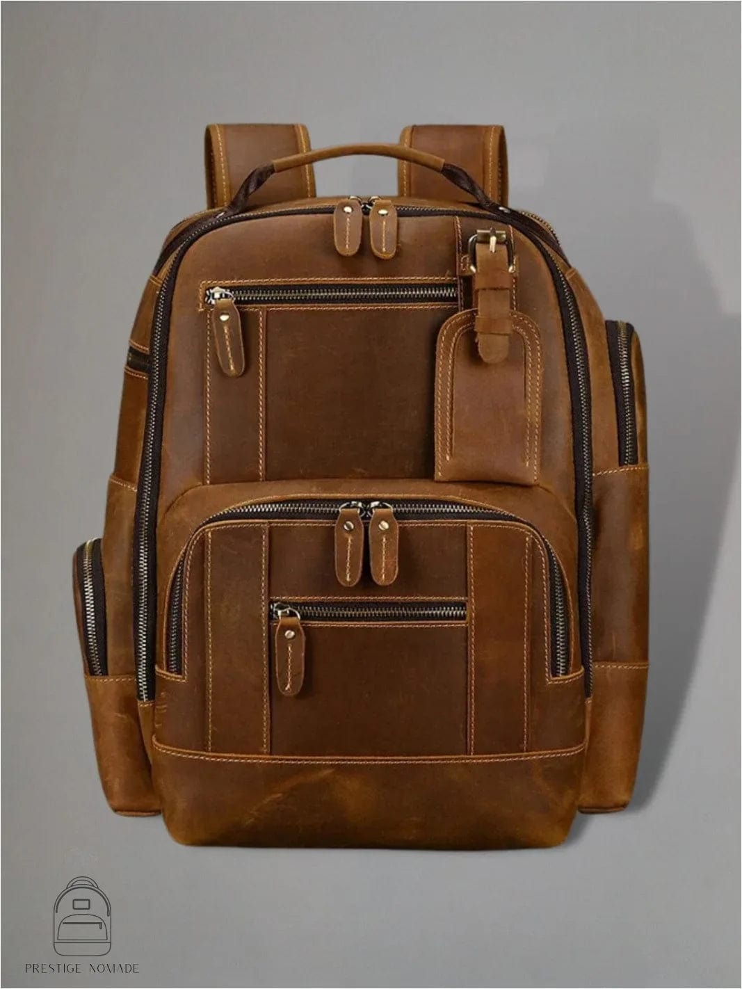 Marron Clair Sac à dos homme luxe<br> Le sac de renommée