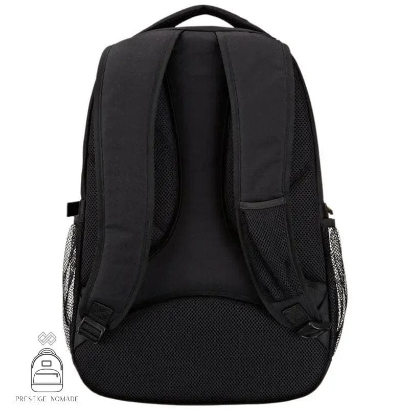 Noir Sac à Dos Homme Multi Poches