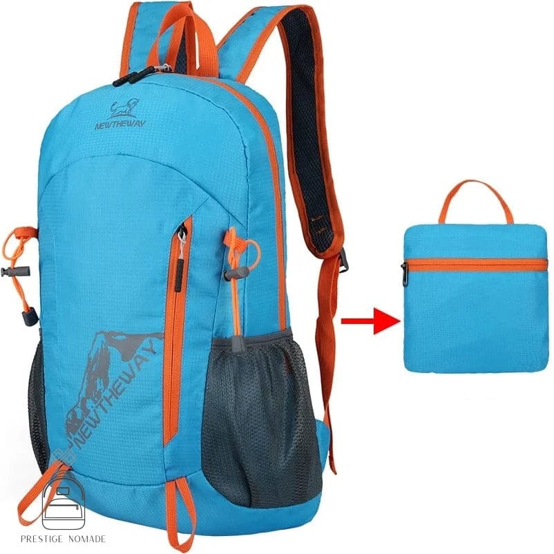 Bleu Clair Sac à Dos Ultra Léger Pliable